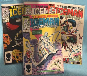 ICEMAN MINI SERIE #1-4 COMICS COMPLETOS DE MARVEL EN MUY BUEN ESTADO/EN MUY BUEN ESTADO+ - Imagen 1 de 20