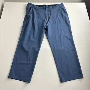 SALT LIFE Mens Performance Offshore Pant Blue Size 42x32 Drawstring Straight Leg - Picture 1 of 8