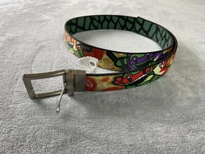 Bioworld Teenage Mutant Ninja Turtles Belt TMNT Adjustable Buckle Men’s Medium - Picture 1 of 19