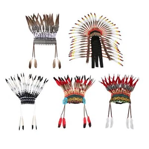Native American Inspired Headdress for Costume Party Festival Halloween - Picture 1 of 36