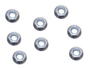 Kit of 8 Flanged Hex Nut Bumper Cap End Mount for Various Jeep Models - Bild 1 von 2
