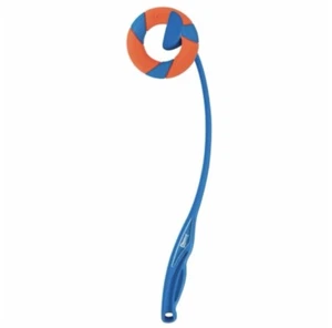 Chuckit Ultra Ring Chaser Launcher Ring Chaser Rolls Hops Rubber Toss Spin Catch - Picture 1 of 4