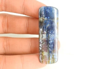 Kyanite Smooth Rectangle Shape Cabochon 51X17X3MM Approx Handmade Gemstone - Picture 1 of 10