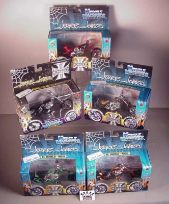 West Coast Choppers Jesse James 5 motorcycles Muscle Machines 1:18 MIB Lot #A - Image 1 of 4