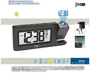 LOWELL J9709 RADIOSVEGLIA DISPLAY LED RADIO FM e VIDEOPROIEZIONE BLU 10 MEMORIE - Picture 1 of 1