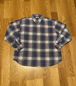 Northern Reflections Button Up Flannel Shirt Men's Large Multicolor Long Sleeve  - Picture 1 of 12