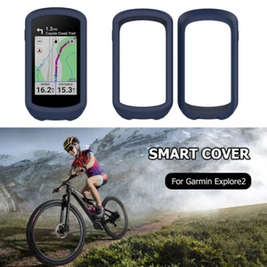 Stopwatch Silicone Case Bike Computer Cover for Explore 2 (Dark Blue) - Zdjęcie 1 z 10