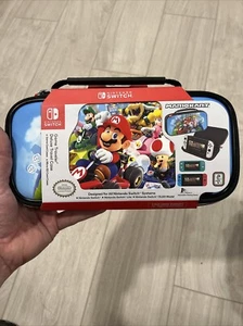 đŸ”¥Nintendo Switch MARIOKART Game Traveler Deluxe Travel Carrying Case MARIO New - Picture 1 of 8