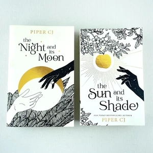 Night and Its Moon & The Sun and its Shade by Piper CJ x2 Book Bundle LOT - Picture 1 of 13