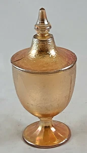 Vintage Gold Tone Covered Candy Dish - Picture 1 of 8