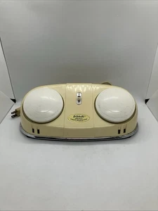 Vintage Dr Scholls Electric Vibrating Foot Massager No.411 Beige White WORKS - Picture 1 of 6