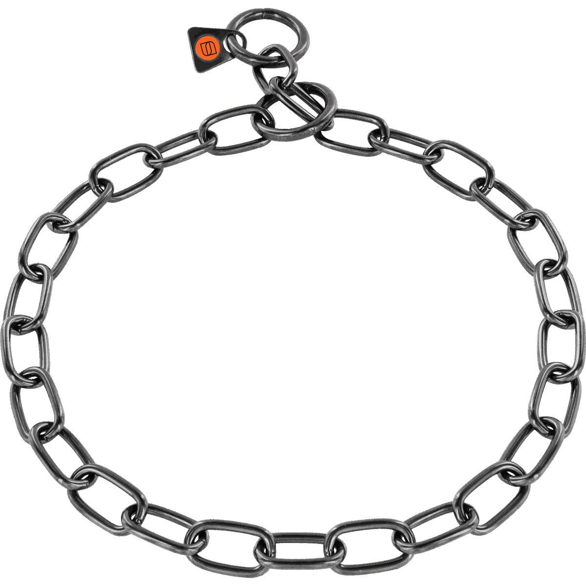 BEALIFE Hundehalsband Edelstahl – Robust, Verstellbar, Silber/gold (ca. 55 Cm) | Für Alle Hunderassen