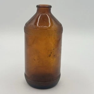 VNTG Amber Beer Bottle "NO DEPOSIT" Embossed Breweriana Mancave Barware Rare - Picture 1 of 5