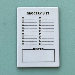 Mini Marken Füllen Sie den Kühlschrank MAGNET Einkaufsliste Magnet - Bild 1 von 1