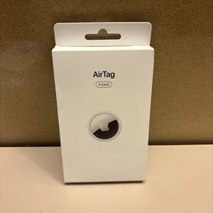 Apple AirTag 4 Pack SILVER NIB Tracker MX542LL/A Model A2187 SEALED BOX! - Zdjęcie 1 z 2