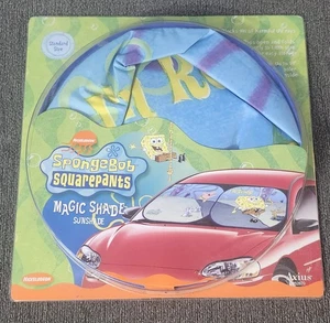 Selten 2002 SpongeBob Schwammkopf Auto Sonnenschutz für Windschutzscheibe Nickelodeon Neu - Bild 1 von 7
