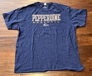 Fanatics Pepperdine University Malibu Waves Baseball Mens Large Blue T Shirt - Picture 1 of 9