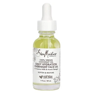 Aceite de coco 100 % virgen, aceite facial de hidratación diaria durante la noche, 1 fl oz (29 ml) - Imagen 1 de 2