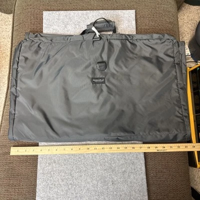 Bolsa de ropa Briggs & Riley gris cremallera completa nailon triple pliegue equipaje 24x16 pulgadas Foto 1 de 4