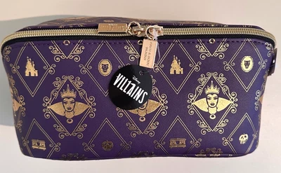 BNWT Bath & Body Works Disney Evil Queen Cosmetic Makeup Bag Purple Travel Case - Image 1 of 2