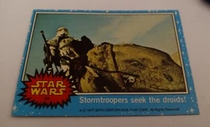 Stormtroopers Seek The Droids! VINTAGE 1977 Topps Star Wars #24 NEAR-MINT - Picture 1 of 1