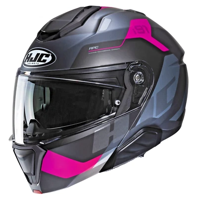 HJC i91 Carst Modular SunShield Motorcycle Helmet Pink 2XL XXL DOT USA - Image 1 of 3