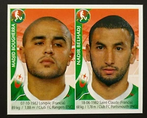 2010 Navarrete South Africa World Cup FIFA #166 MADJID BOUGHERRA / NADIR BELHADJ - Picture 1 of 2