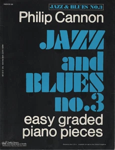 "Jazz And Blues No. 3" - Easy Graded Piano Pieces / Philip Cannon - '73 - Picture 1 of 4