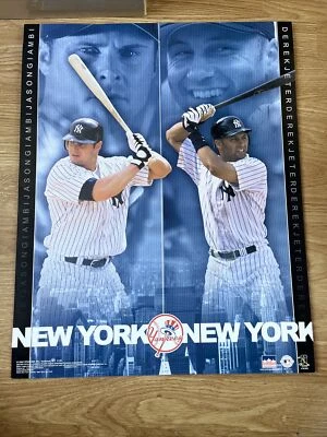 NEW Derek Jeter & Jason Giambi New York Yankees Vintage Starline Poster - Image 1 of 2