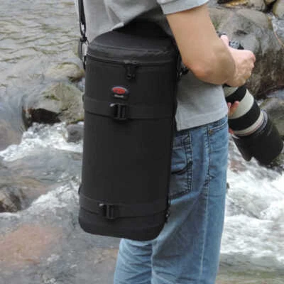 DSLR Lens Storage Bag Large Pouch for Canon Nikon Sony 200-600 Tamron 150-60 - Image 1 of 4