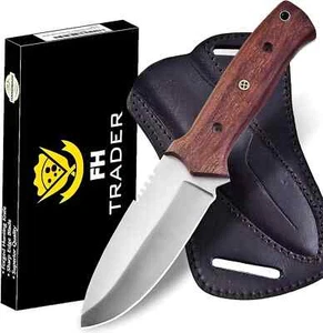 Fixed Blade Hunting Forged Tracker Knife - 9.6 Inches Stainless Steel Razor Shar - Picture 1 of 9