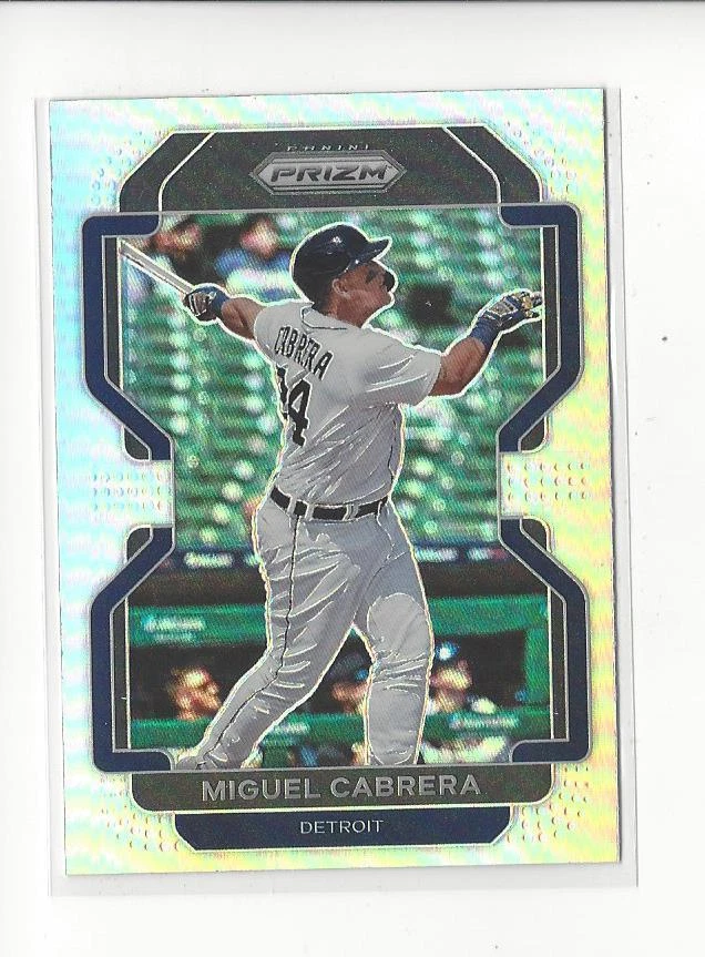 2022 Panini Prizm Prizms Silver #211 Miguel Cabrera Tigers - Image 1 of 1
