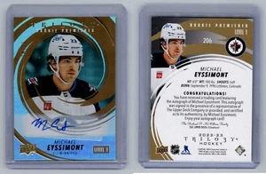 2022-23 Upper Deck Trilogy Michael Eyssimont RC Auto 24/33 Rookie Boston Bruins - Picture 1 of 1