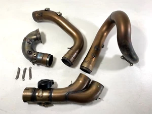 2012 Ducati Diavel Exhaust Header Manifold Rear Head Pipes OEM Assembly - Picture 1 of 2