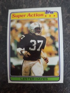 1981 Topps Super Action Lester Hayes Card# 218 - Picture 1 of 2