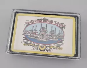 Vintage Memphis Queen Line Playing Cards, Riverboat Company, New Sealed w/Case - Picture 1 of 10