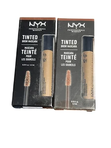 2 NYX Tinted BROW MASCARA color TBM03 BRUNETTE Brand New & sealed - Picture 1 of 3