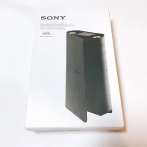 SONY Official Leather Case for Walkman NW-WM1ZM2 / NW-WM1AM2 Black Authentic - Picture 1 of 2