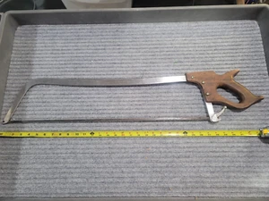 VINTAGE 1940s PITTSBURGH ERIE SAW CORP  BUTCHER SAW 26" BLADE 34” TOTAL  VERY GO - Picture 1 of 9