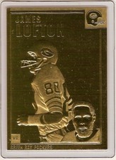 JAMES LOFTON 22kt Gold Danbury Mint Card - HOF