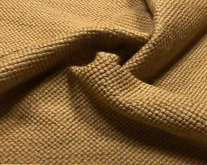8.875 yds Luum Fleece Linseed Camel Tan Textured Wool Blend Upholstery Fabric - Picture 1 of 11