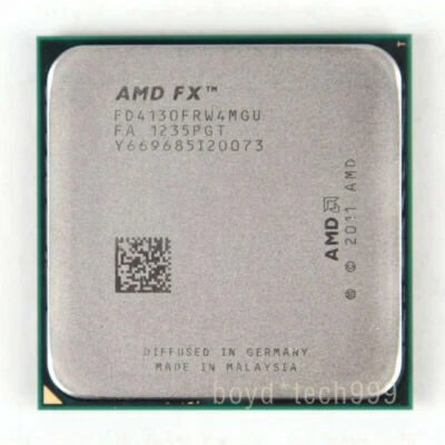 AMD FX-Series FX-4130 CPU Processor FD4130FRW4MGU 3.8 GHz Socket AM3+ - Image 1 of 3