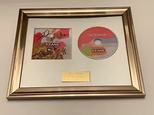PERSÖNLICH SIGNIERT/AUTOGRAMMIERT KEANE - URSACHE UND WIRKUNG GERAHMTE CD-PRÄSENTATION. - Bild 1 von 1