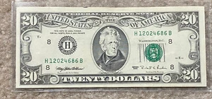 1995 $20 bill Very Light Circulated St. Louis, Missouri - Picture 1 of 2