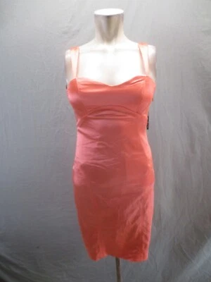 Vestido corto ceñido al cuerpo BEBE talla S para mujer melocotón elástico cierre trasero 729 Foto 1 de 4