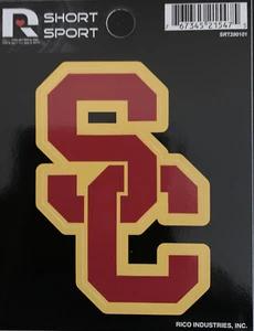 Die Cut Sport Short Sticker 3.5”*4.5” USC Trojans SC - Picture 1 of 1
