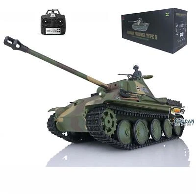Stimulated Military Henglong 1:16 7.0 Plastic German Panther G RTR RC Tank 3879 - Image 1 of 4