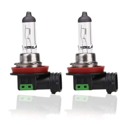 2x H11 Halogen 55W 12V Low-Beam Car/Auto Headlight/Fog/Driving Light Bulb Yellow - Image 1 of 4