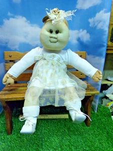 Vintage HANDGEMACHTE STRUMPFPUPPE GROSSE GRÖSSE BABY - Bild 1 von 10