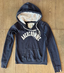 Abercrombie Navy Hoodie Youth Medium\ Women’s XS- Retro Y2K - Picture 1 of 10